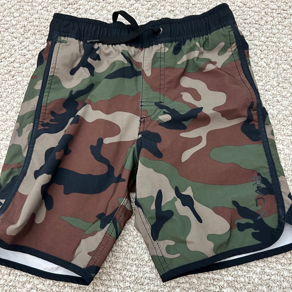 RVCA Camo Swim Trunks